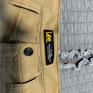 Lee Tan Cargo Work Shorts.